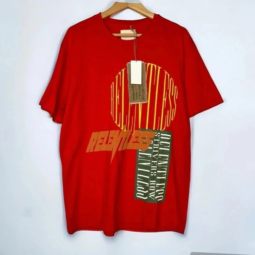 Strivers Row Relentless Fuel Cell Short Sleeve Red T Shirts Size L